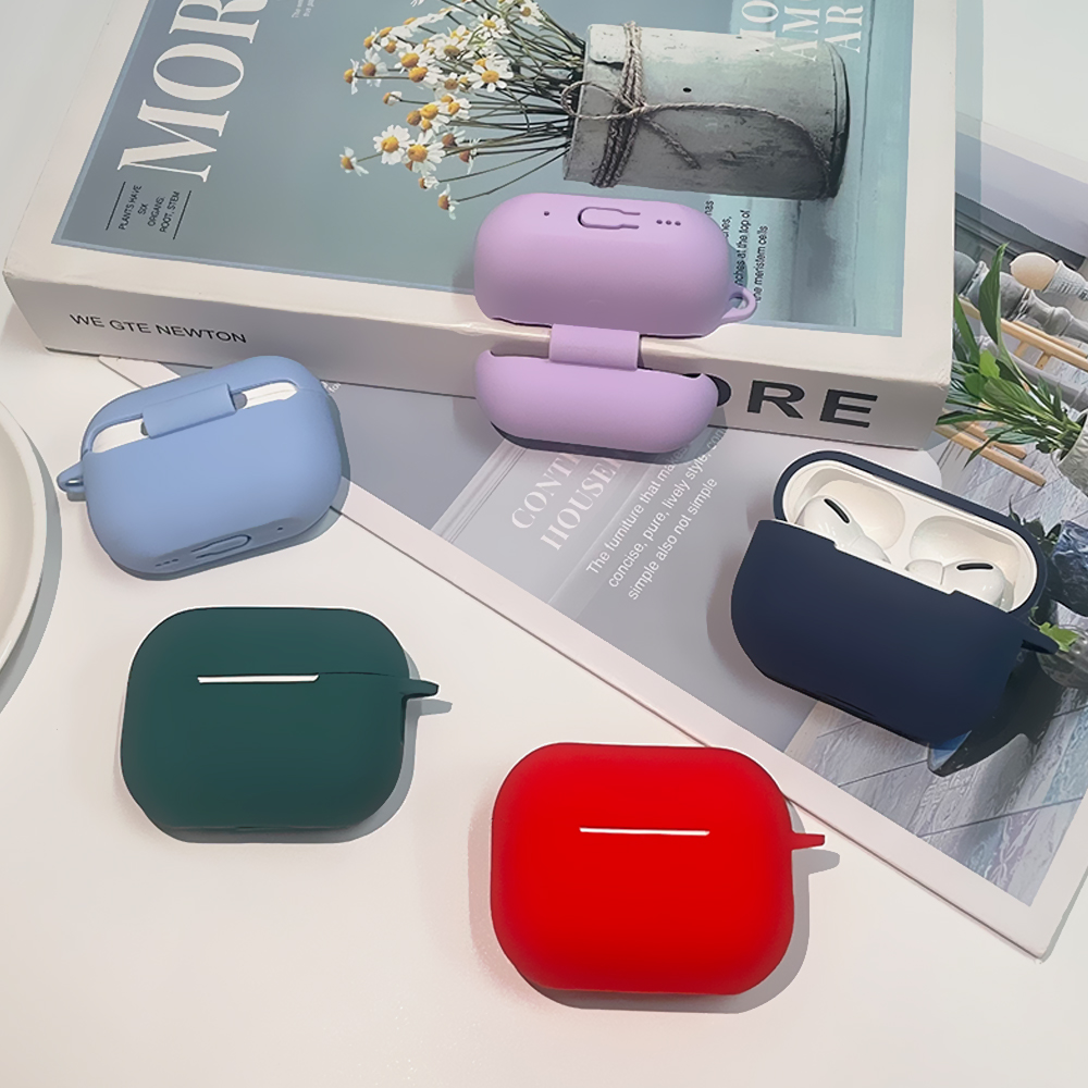 AirPods pro 2專用 藍芽耳機加厚矽膠糖果色保護套 (十三色任選)