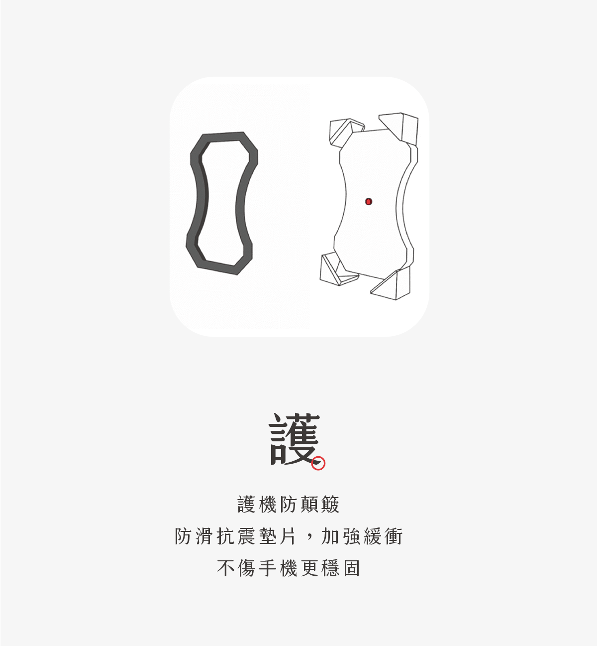 goshop classic 【 四力架 】機車手機架/導航架 手機支架