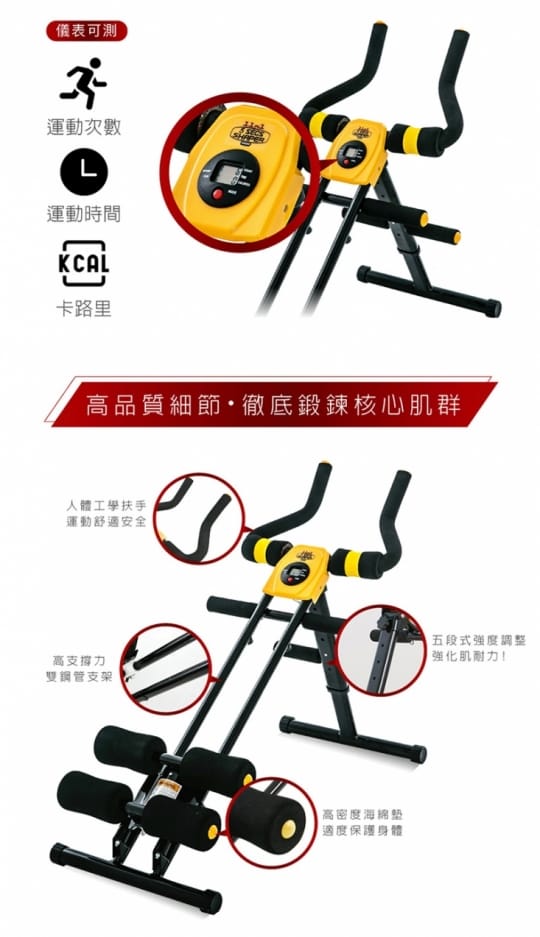 【JHT】11合一多功能塑身健腹機(LS-122)