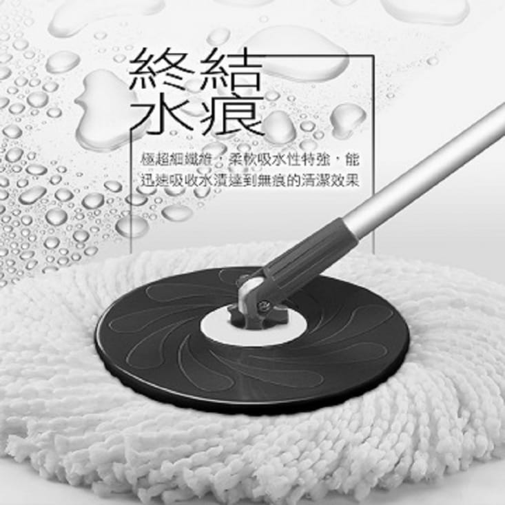 【好神拖】輕巧腳踩旋轉拖把組 (1桶1拖2布) (布盤任選組)適用30坪以下空間