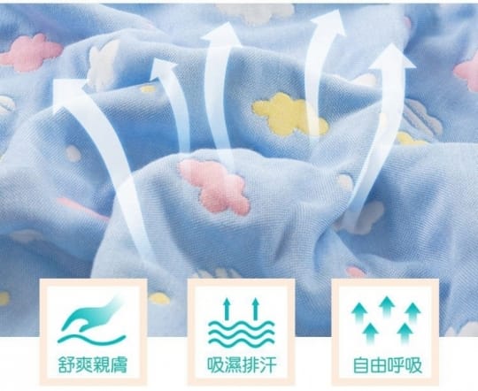 多功能純棉六層紗布巾禮盒組