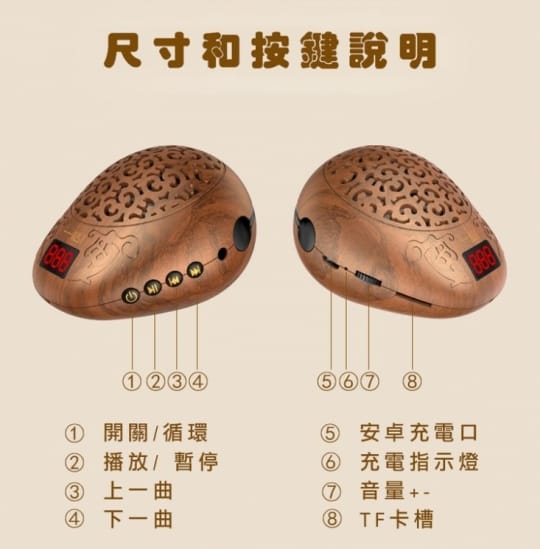 可插卡內建佛歌念佛機