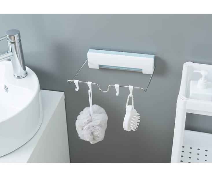 無痕折疊臉盆置物掛勾架 置物架 收納架 儲物架