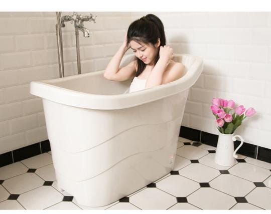 秋冬限定~《真心良品》省水泡澡桶186L贈泡腳桶1入組