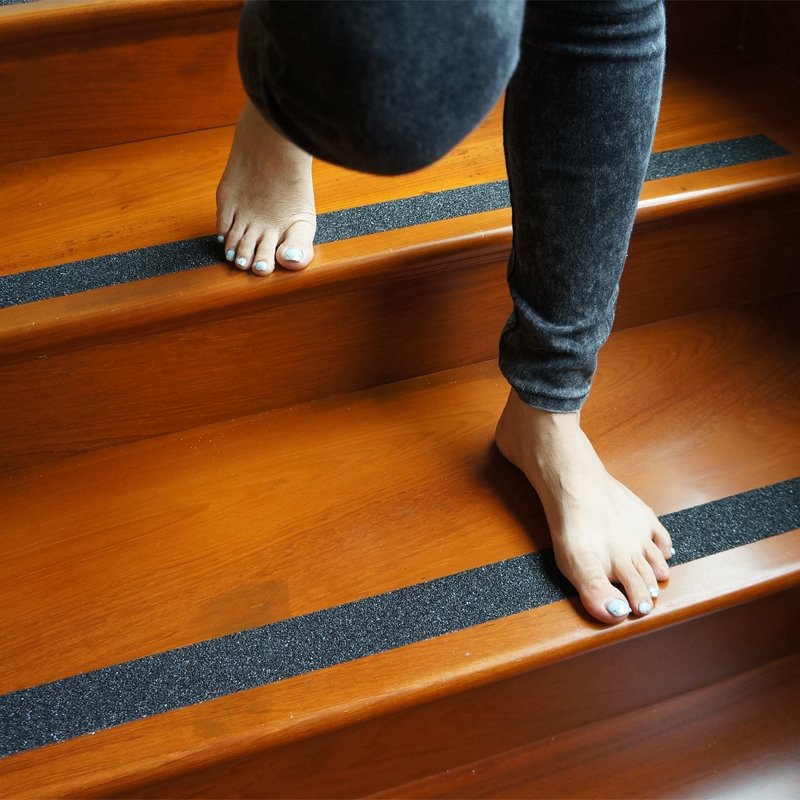 磨砂防滑膠帶止滑貼(5M)/樓梯台階耐磨止滑貼條/防滑貼