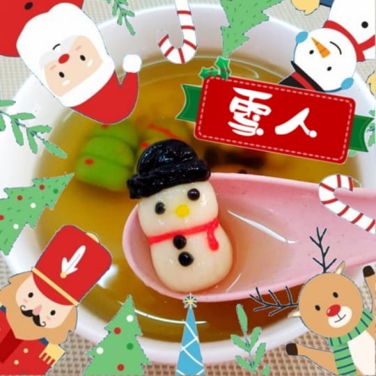 聖誕造型湯圓