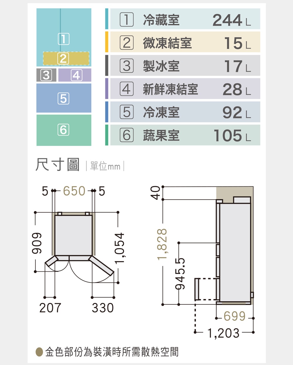 【Panasonic 國際】NR-F509XT-N1 冰箱平面鋼板金 含基本安裝