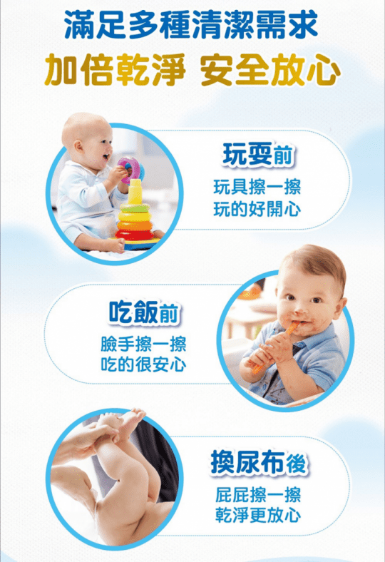【好奇】純水嬰兒濕巾加厚型80抽20包