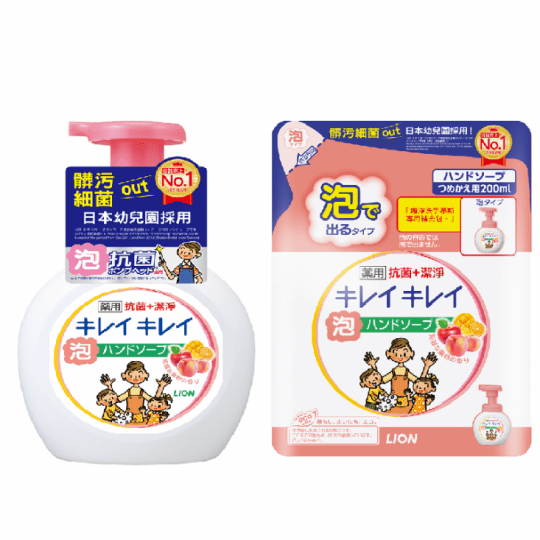 日本Lion獅王趣淨洗手慕斯超值組