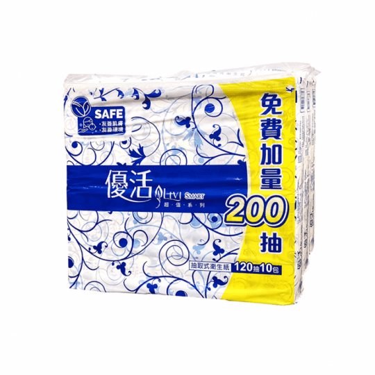 優活加量版抽取式衛生紙
