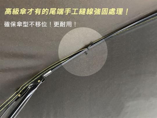 【LISAN】56吋超大傘面黃金印花防風自動傘 (燙金款)