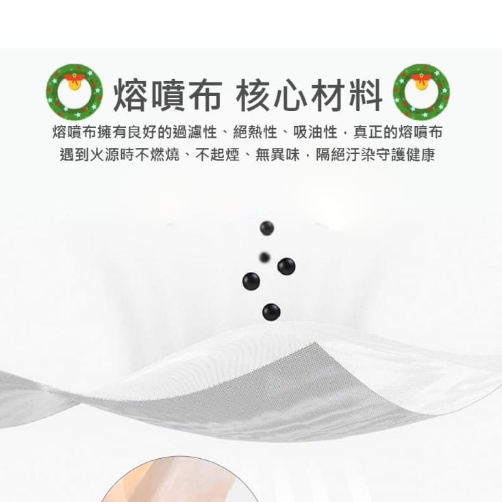 一次性防護聖誕節口罩 多款色可選袋裝/非醫療