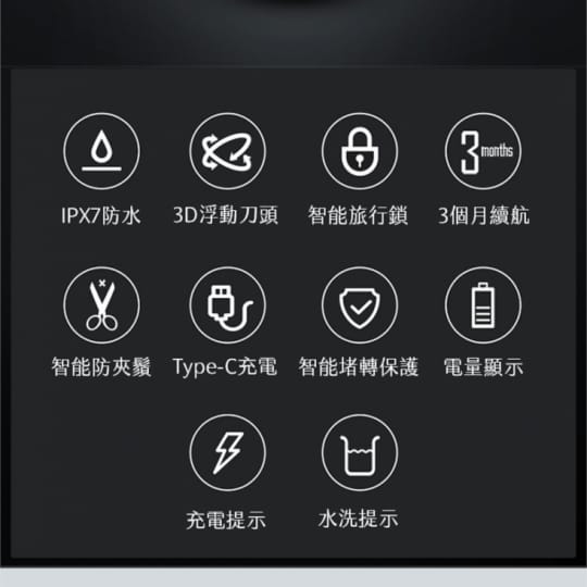 小米有品 ENCHEN 映趣刮鬍刀 3D 浮動刀頭