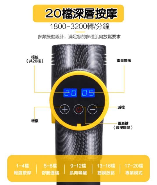【LTP】肌肉筋膜放鬆筋膜槍A10