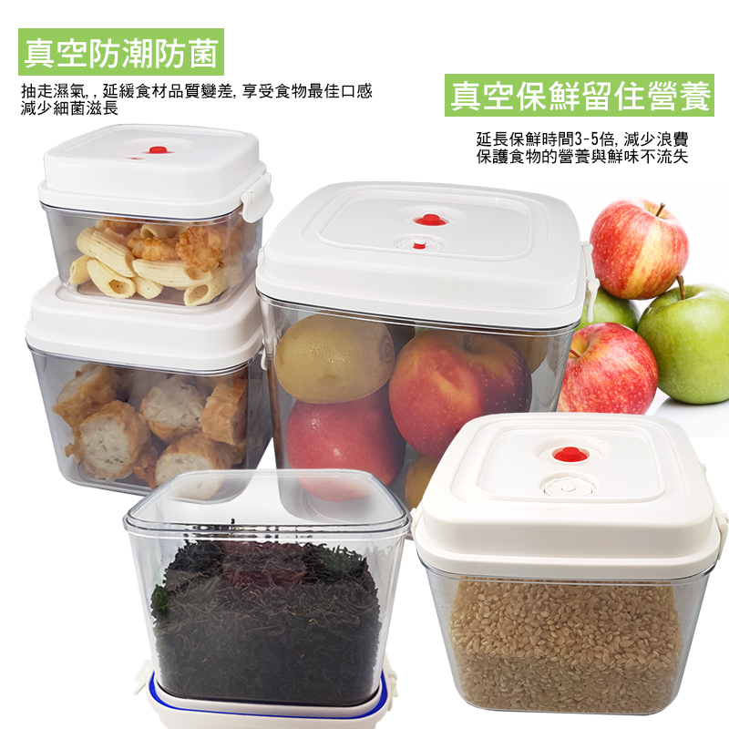 3c小物保存★口罩防潮/食物輕鬆保鮮摩肯Dr.Save 真空透明保鮮袋大小組(1