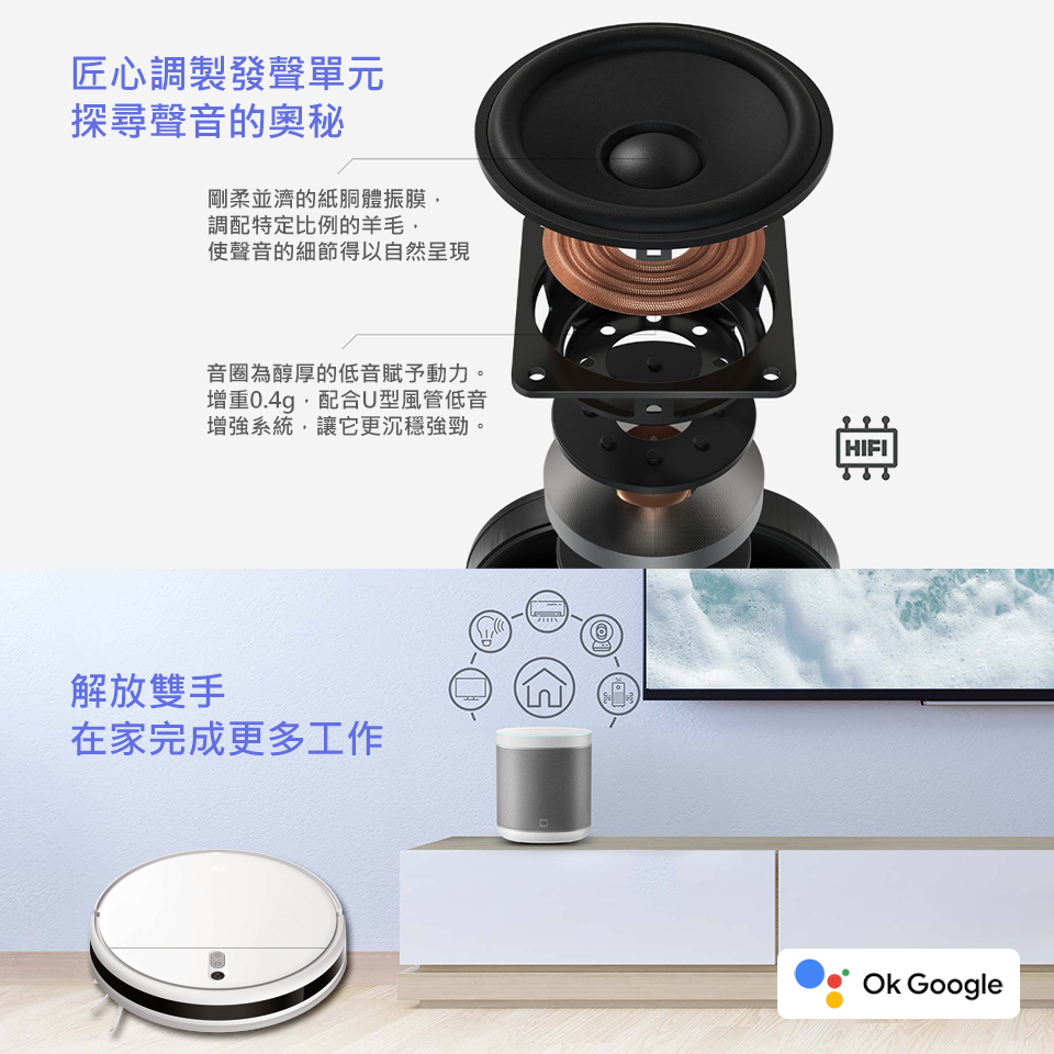 【小米】小米智慧音箱L09G 台版公司貨 支援Google home