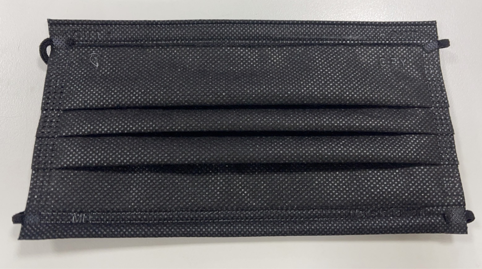久富餘雙鋼印台灣製成人醫用口罩(黑色) 25片/盒