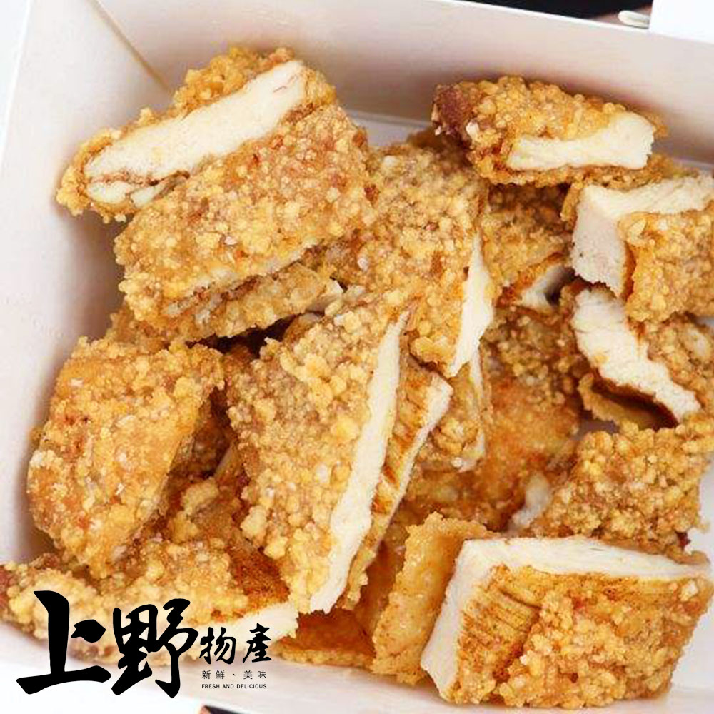 【上野物產】香蒜椒鹽炸雞腿排(160g/片)