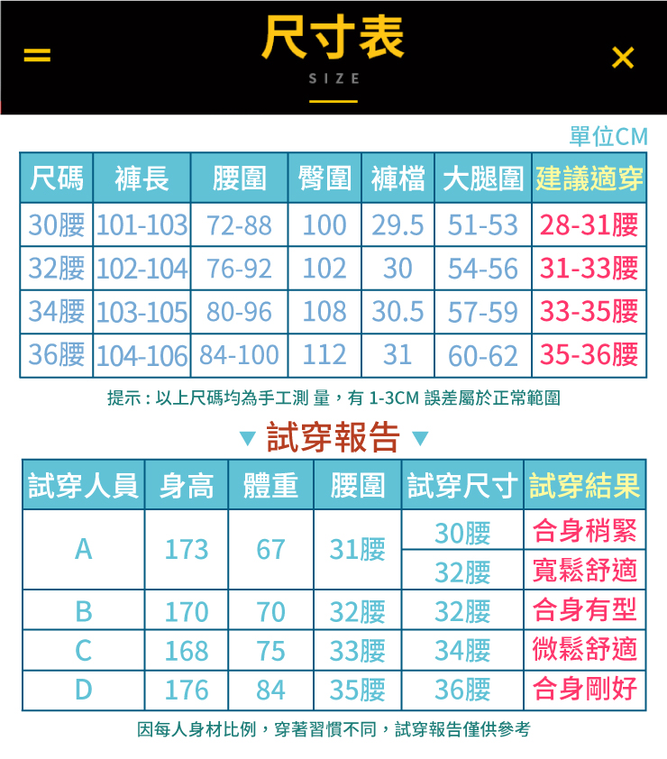 輕刷絨保暖顯瘦防水休閒褲 30腰-36腰