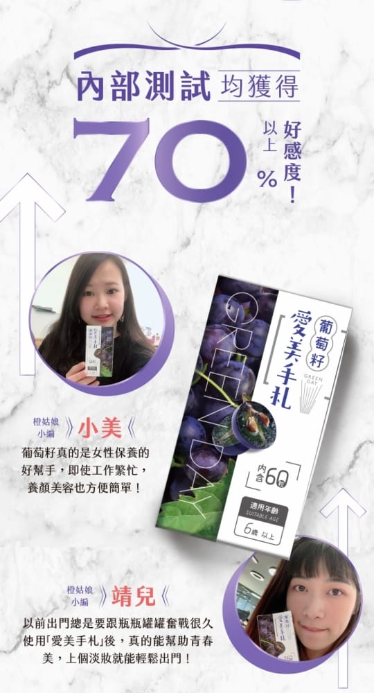 【橙姑娘】葡萄籽 美容大師 (超高葡萄籽含量)