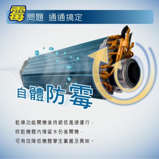【HERAN 禾聯】5-7坪 R32五級變頻單冷分離式HI-GP41+HO-GP41