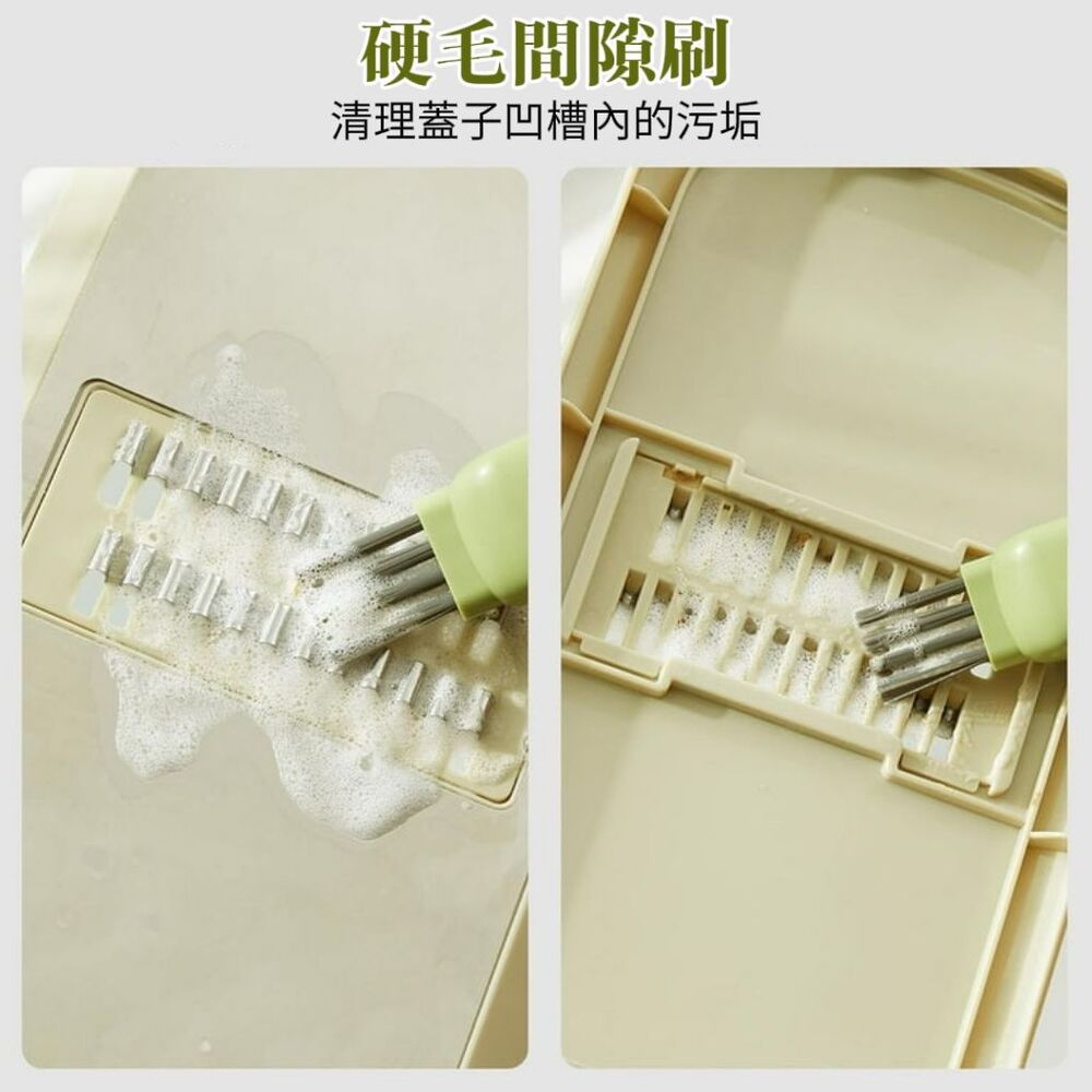 【廚潔夫】四合一多工能刀具清潔刷 磨刀器 廚具清潔