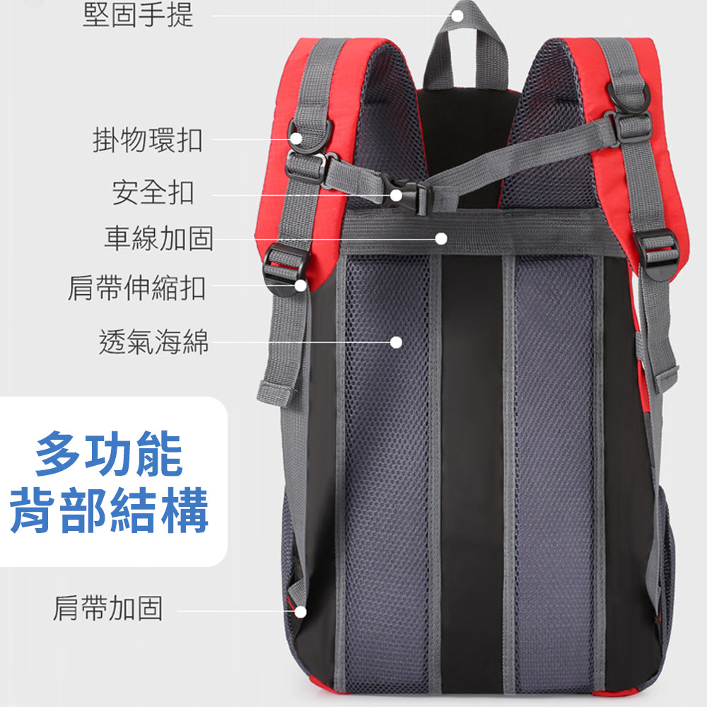 輕戶外防水大容量旅行登山包