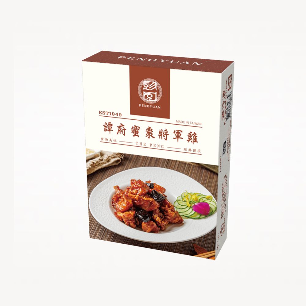 【彭園】譚府蜜棗將軍雞360g 年菜 調理包 桌菜 辦桌菜 梅醬雞肉 家常菜