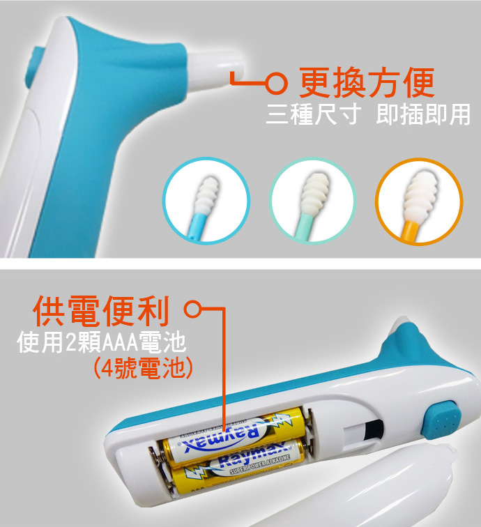 【新款掏耳神器】旋轉式 電動掏耳機/潔耳器(美國十大兒童醫院認可)