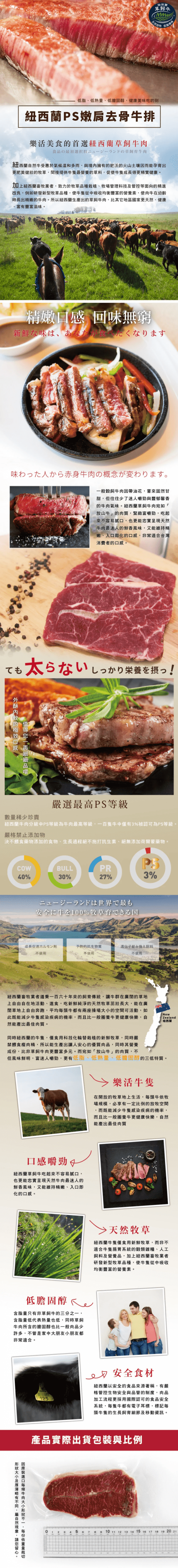 紐西蘭PS嫩肩去骨牛排