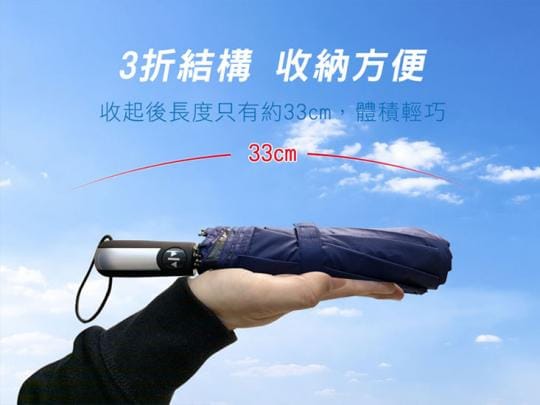 LISAN 105公分全方位自動傘