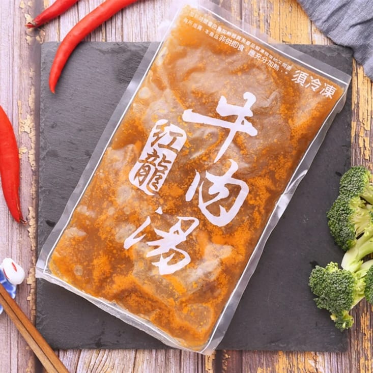 【紅龍食品】紅龍牛肉湯10包+讚岐烏龍麵10片(湯頭香濃/麵條Q彈)