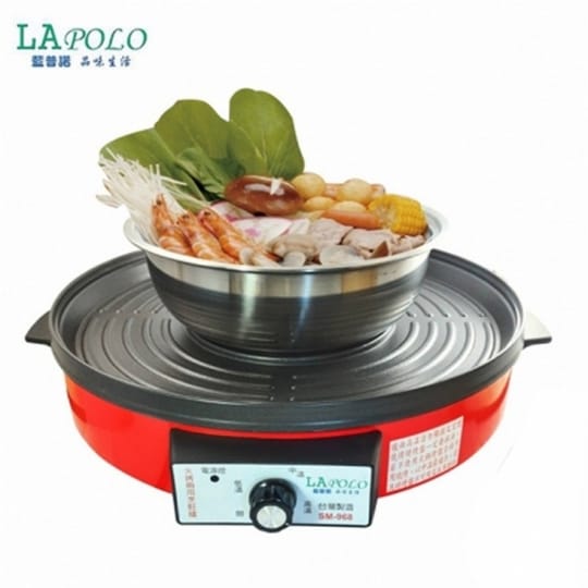 【LAPOLO】火烤兩用烹飪爐 SM-968~顏色隨機出貨