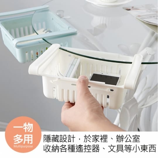 可伸縮大小抽屜式冰箱桌面收納盒12入
