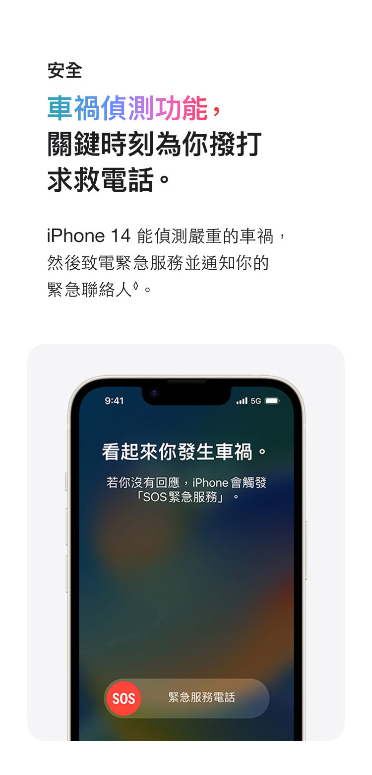 【Apple】iPhone 14 智慧型手機 (128G/256G/512G)