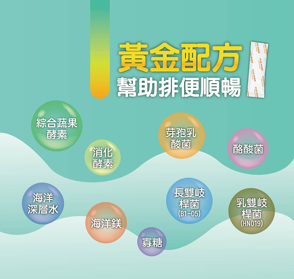 【菁禾GENHAO】酵素+益生菌(30包/盒) 排便順暢 促進代謝