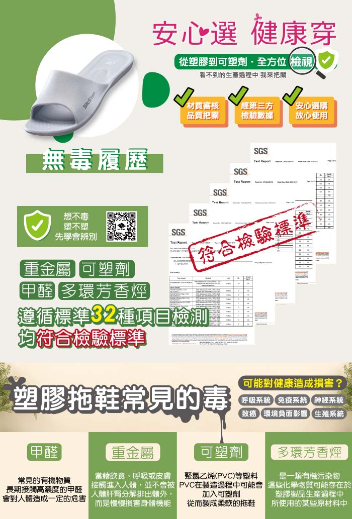 【維諾妮卡】台灣製 SilicStep 矽晶減塑簡約室內拖鞋 ISO認證