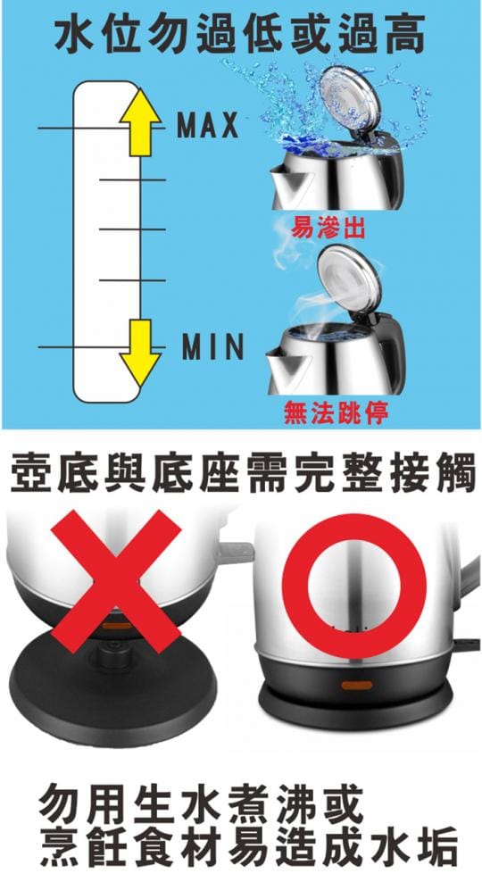 【Kolin 歌林】316不鏽鋼雙層防燙快煮壺(KPK-LN207)