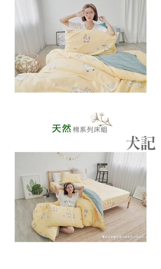 特頂級純棉兩用被床包組