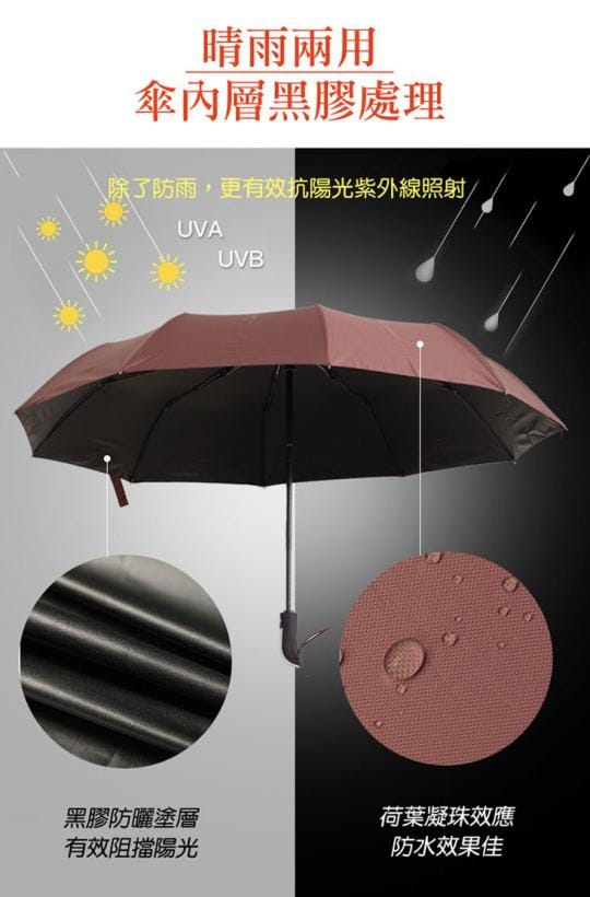 LISAN 105公分全方位自動傘