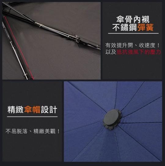 LISAN 105公分全方位自動傘