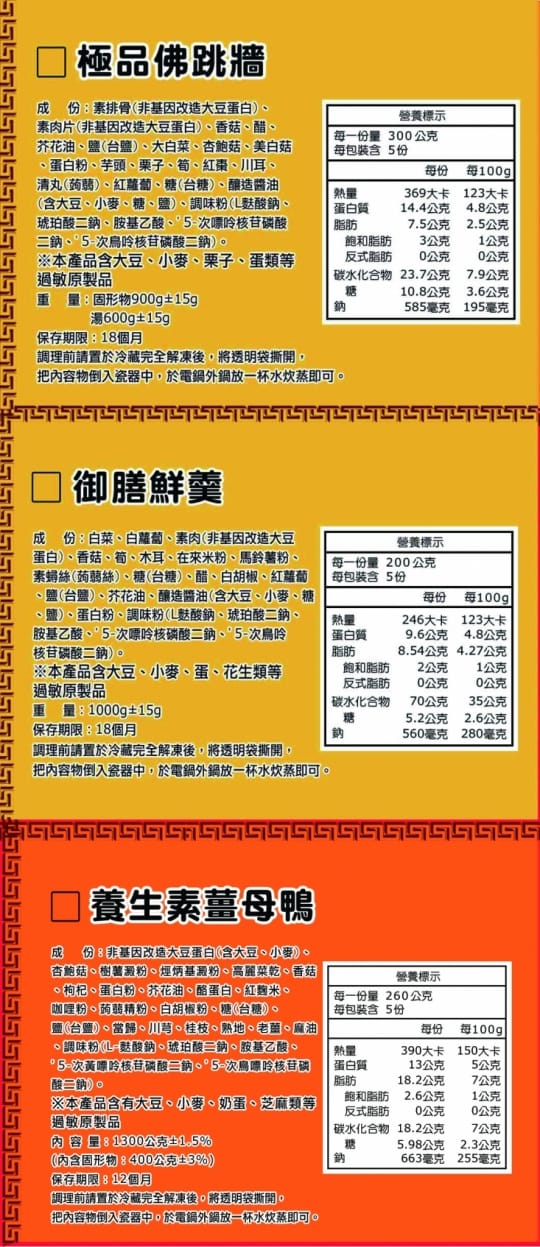 【樂活 e 棧】三低素食年菜(湯品)