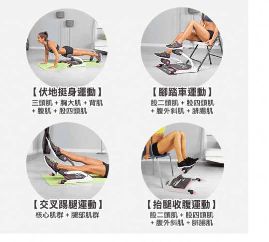 【Wonder Core Smart】全能輕巧健身機