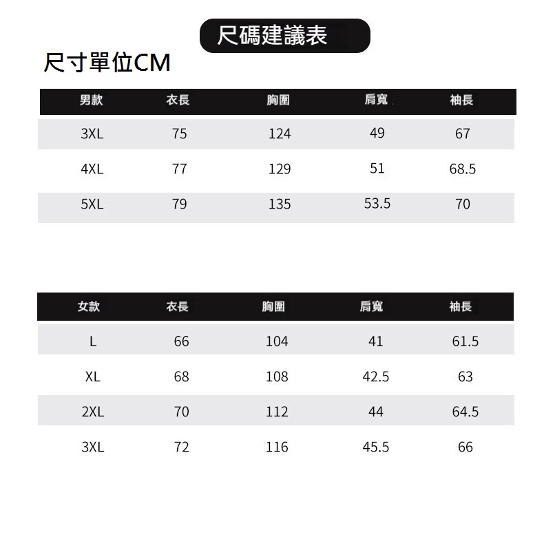  L-5XL 防風防潑水薄版保暖男女款衝鋒外套 保暖外套 4色可選