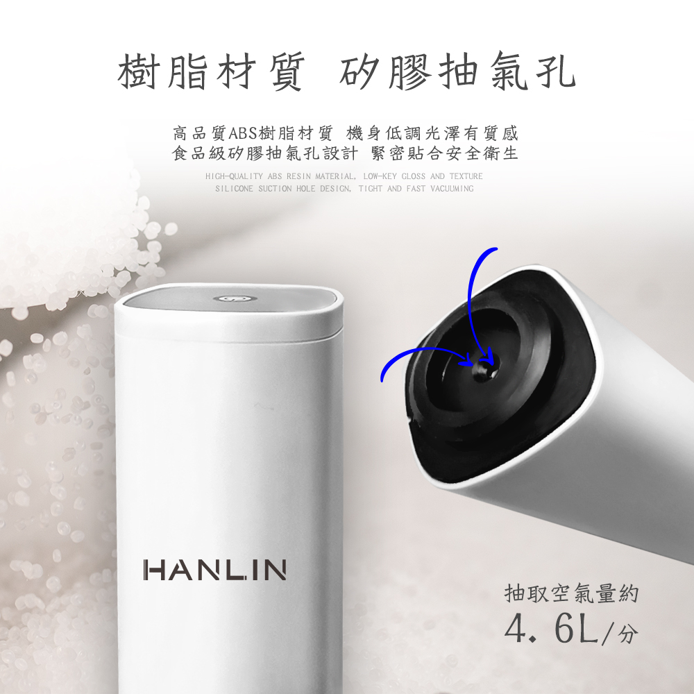 HanlinHANLIN-MW01+MW02小電動抽真空機及真空保鮮袋MW01