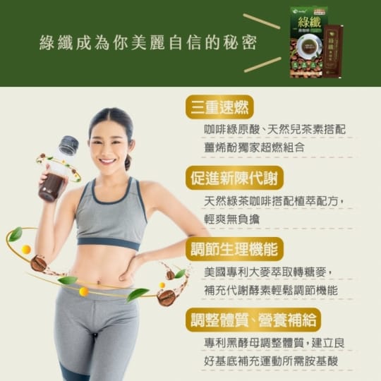 【健康進行式】JoyHui綠纖 黑咖啡代謝沖泡飲