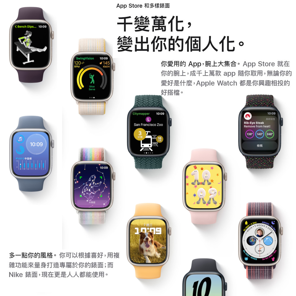 Apple】Watch Series 8 GPS版45mm 蘋果手錶－ 生活市集