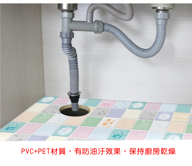 廚房自黏防油防水防火耐高溫牆壁紙 壁紙 壁貼 6款任選