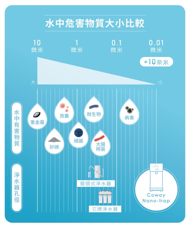 【Coway】奈米高效專用濾芯組 6吋一年份