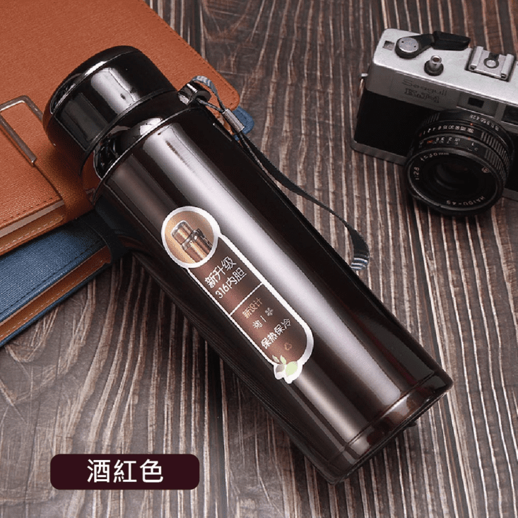 316不銹鋼大容量真空保溫杯 600ml/1000ml